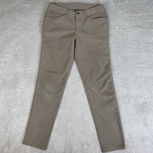 S Lululemon Pants Mens 31x31 Brown ABC Slim‎ Fit Utilitech Cotton Blend